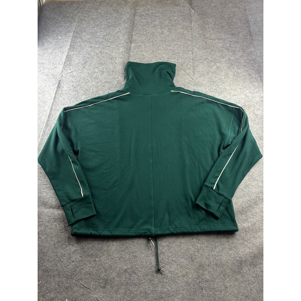 Varley Ariana High Neck Midlayer Pullover Pine Grove Green Pilates Womens S NEW